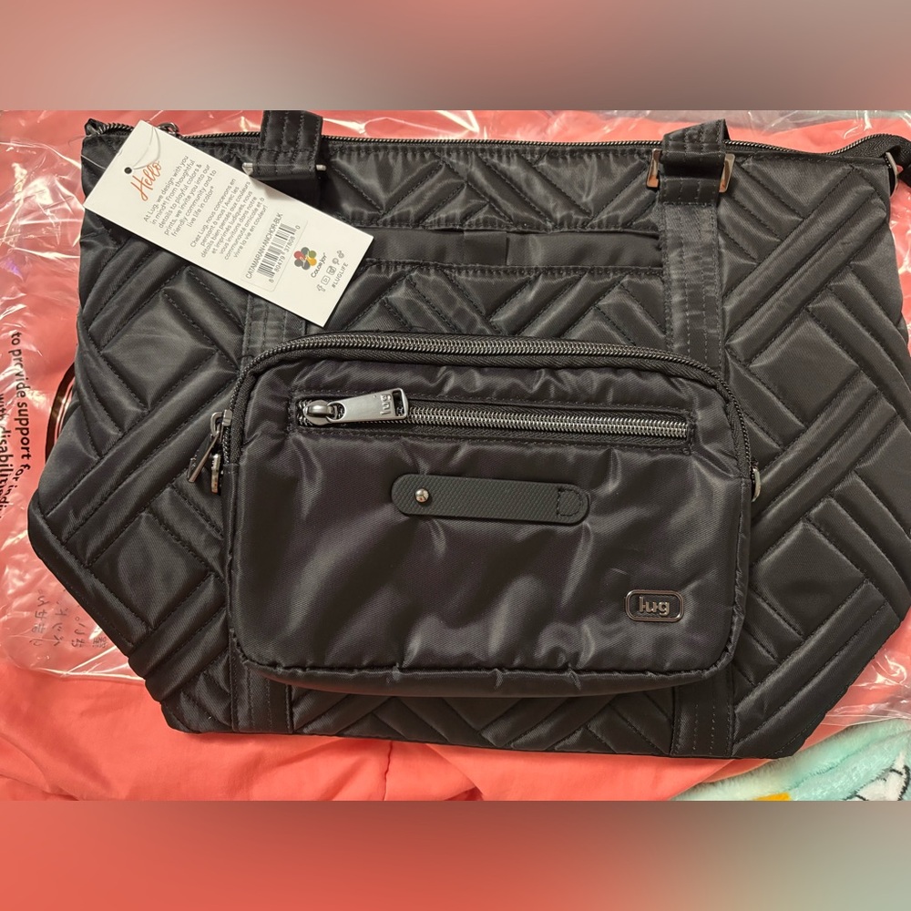 Lug Catamaran black tote